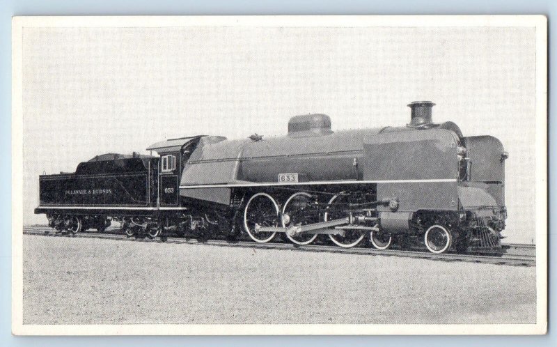 c1933 Delaware Hudson Railroad Train Century Progress Chicago Illinois Postcard