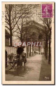 Old Postcard From Paris Little Tables Square Florist I & # 39Etoile