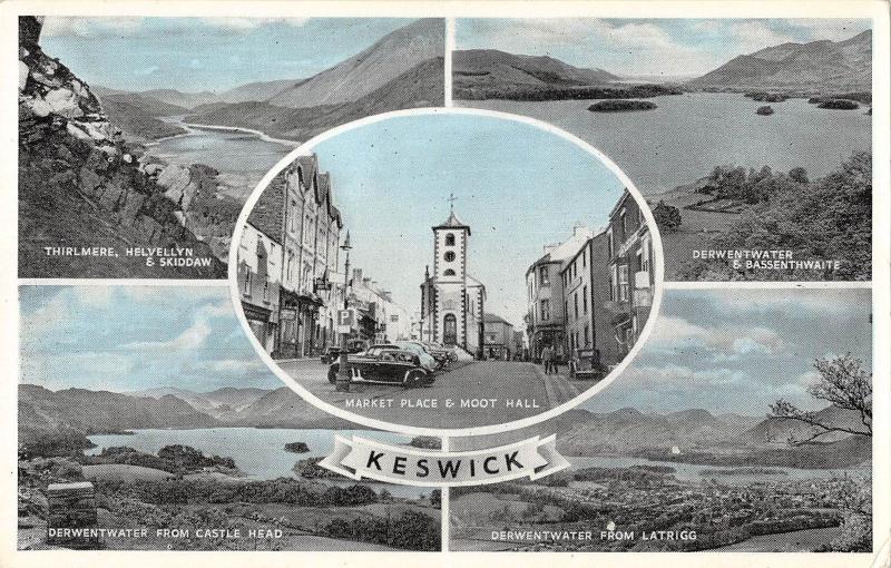 BR67326 keswick multi views  uk 14x9cm