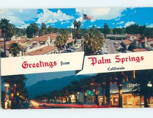 Pre-1980 SHOPS ALONG STREET Palm Springs California CA ho7513