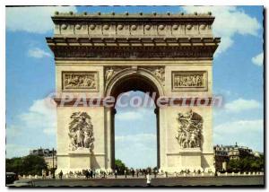 Postcard Modern Marvels Paris and the Arc of the Star of triiopmhe