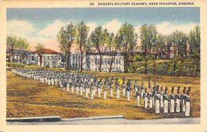 Staunton Virginia~Augusta Military Academy~1940s PC 