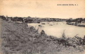 Dover New Jersey Scenic View Waterfront Antique Postcard K49543 