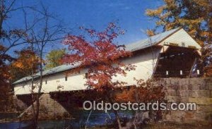New England, Redstone, USACovered Bridge Postcard