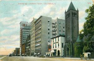 OH, Columbus, Ohio, Broad Street, Looking West, A.C. Bosselman No. 8378