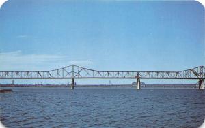 Louisville KY-Jeffersonville Indiana~George Rogers Clark Memorial Bridge~1950s