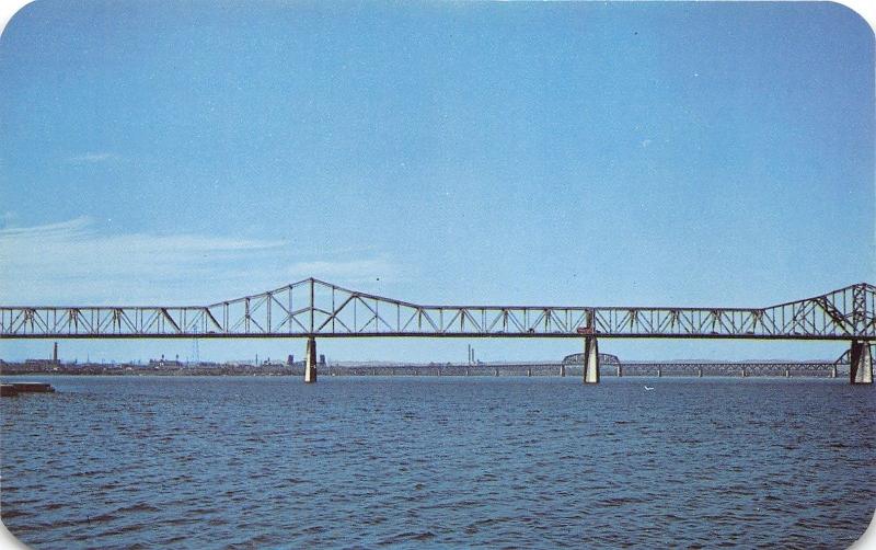 Louisville KY-Jeffersonville Indiana~George Rogers Clark Memorial Bridge~1950s