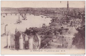 Vue Generale Des Quais, Bordeaux (Gironde), France, 1900-1910s