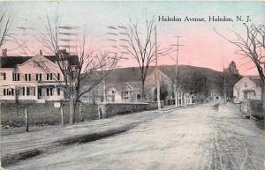 Haledon Avenue Haledon New Jersey 1919 postcard