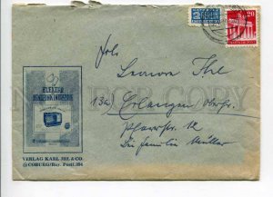 421707 GERMANY 1949 year ADVERTISING radio real posted COVER w/ Berlin label