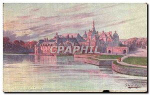 Old Postcard Chateau De Chantilly