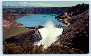 POLSON, MT Montana ~ KERR DAM  Seli'š Ksanka Qlispe' c1960s Lake County Postcard