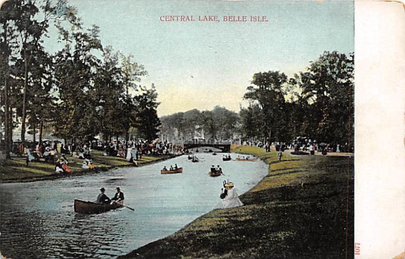 Belle Isle Park Central Lake - Detroit, Michigan MI  