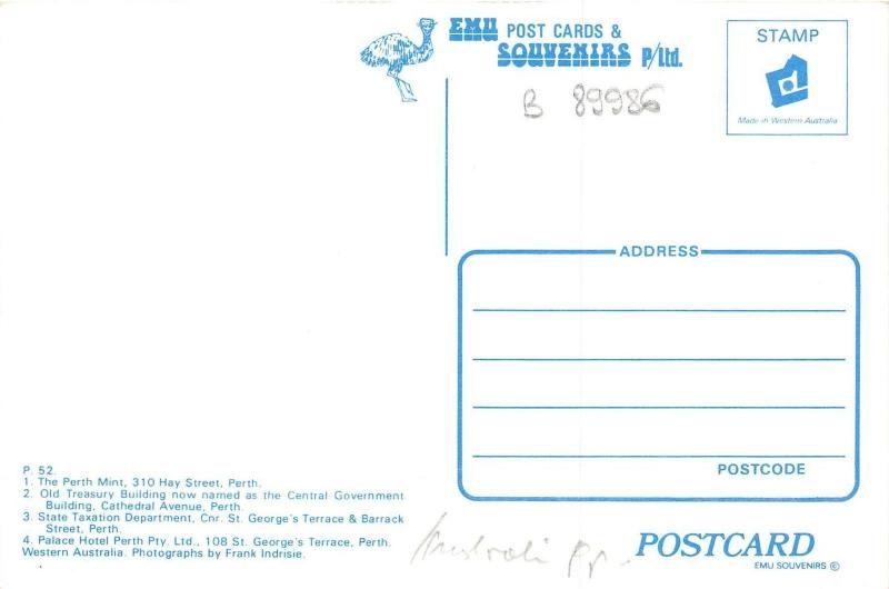 B89986 historical buildings perth   australia