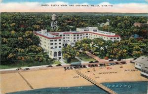 Vintage Linen Postcard; Hotel Buena Vista & Cottages, Biloxi MS, Harrison County