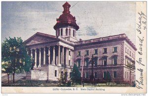 COLUMBIA, South Carolina, PU-1908; State Capitol Building