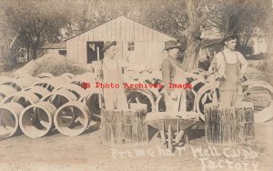 IA. Primghar, Iowa, RPPC, Well Cubb(?) Factory, Workers, Photo