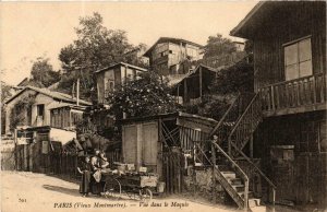 CPA PARIS 18e Vieux Montmartre. Vue dans le Maquis (479767)