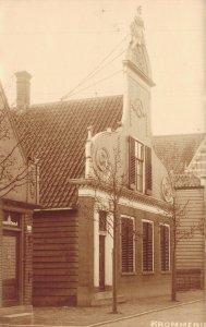 Netherlands Krommenie Oude Gevel Zaanstad Vintage RPPC 08.25