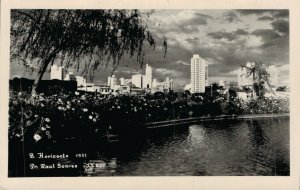 Brazil Belo Horizonte Praca Raul Soares Vintage RPPC 08.28