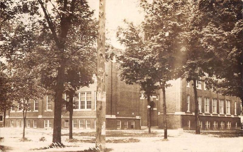 Northville Michigan High School Real Photo Antique Postcard K105108