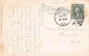 J85/ Marseilles Illinois Postcard c1910 High School Building  45