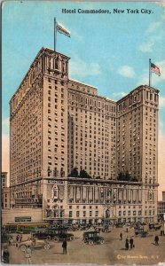 Hotel Commodore New York City Vintage Postcard C279
