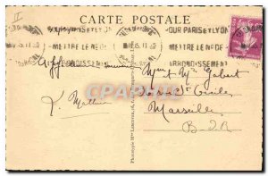 Old Postcard Notre Dame de Rochefort Gard Overview