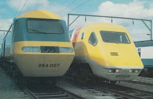 HST & APT Glasgow Shields Road Depot Train 1978 Postcard