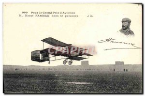 Old Postcard Jet Aviation Great price & # 39aviation Henri Farman in the course