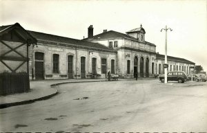 france, VESOUL, La Gare, Railway Station (1950s) RPPC Postcard