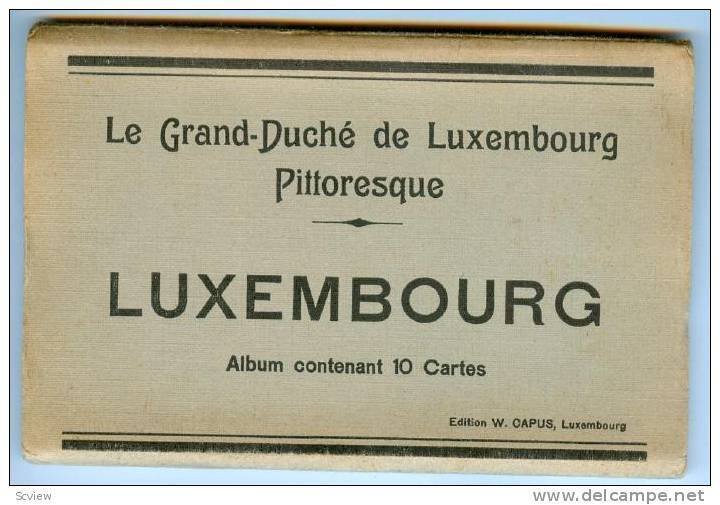 LUXEMBOURG Folder Postcard , 00-10s ;  10 Postcards