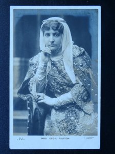 Actress MRS CECIL RALEIGH c1905 RP Postcard by Beagles & Co.