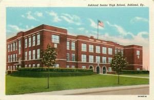 KY, Ashland, Kentucky, Senior High School, Curteich No. 101025-N