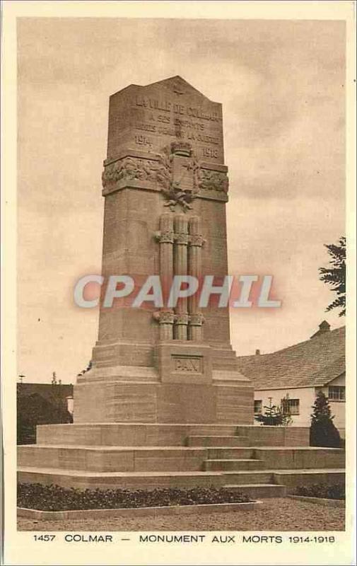 CPA Colmar Monument aux Morts 1914 1918 