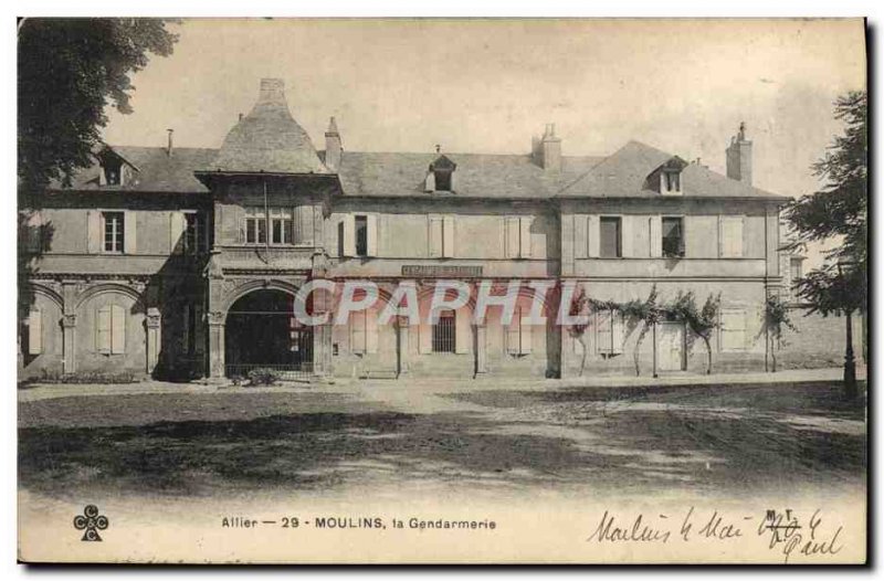 Old Postcard Mills Police