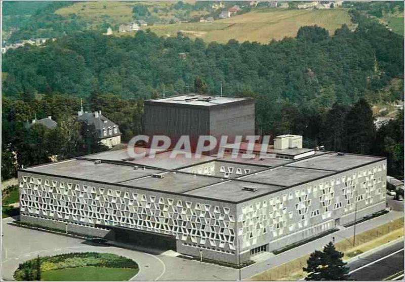 CPM Luxembourg Vue aerienne Square Robert Schumann Theatre municipal