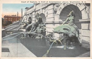 Court of Neptune Washington DC, USA Statues / Monuments Unused 