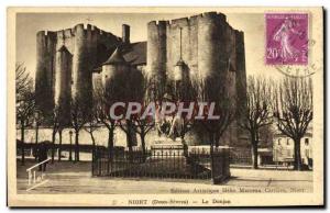 Old Postcard Niort Le Donjon