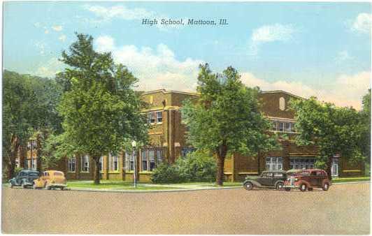 High School, Mattoon, Illinois, IL, Linen