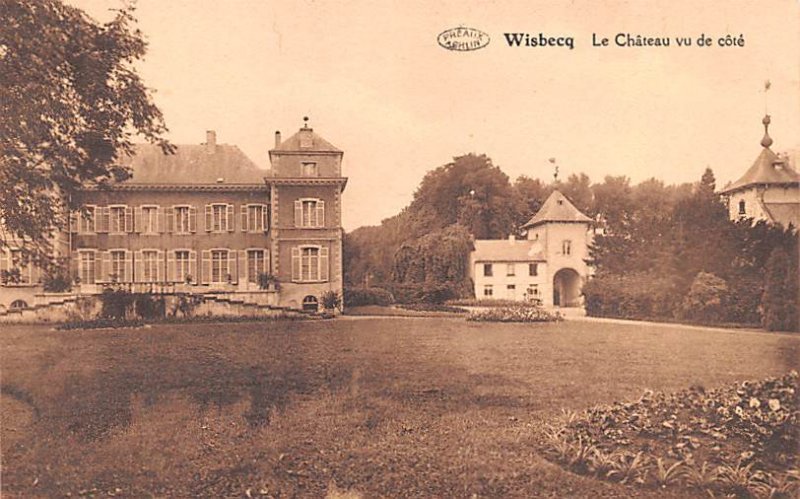 Le Chateau vu de cote Wisbecq France Unused 