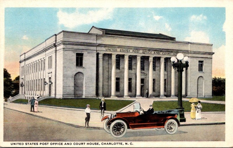 North Carolina Charlotte Post Office and Court House Curteich