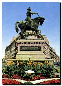 Modern Postcard Orleans Loiret Place du Martroi Statue of Joan of Arc by Fayo...