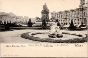 Postcard Austria Vienna - Maria-Theresien-Platz - Maria-Theresia Monument