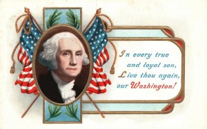 Vintage Postcard In Every True And Loyal Son Live That Again In Washington WA