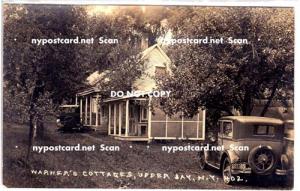 RPPC, Warner's Cottages, Upper Jay NY