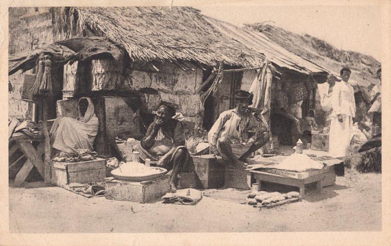 Somalia Mogadishu Italian Colony Ethnics Market Sellers Commerce Trade 1930s PC