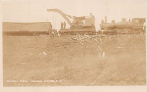 J29/ near Lebanon Springs New York RPPC Postcard c10 Railroad Disaster 135