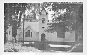 SOUTH ACTON MASSACHUSETTS~CONGREGATIONAL CHURCH-MERRIMACK PUBL POSTCARD