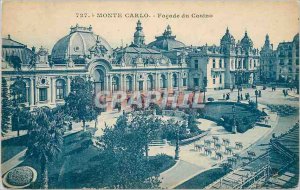 Old Postcard MONTE CARLO. - Fa�ade Casino